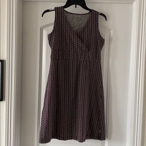 Eddie Bauer dress multi color print women’s size small athletic outdoor hiking